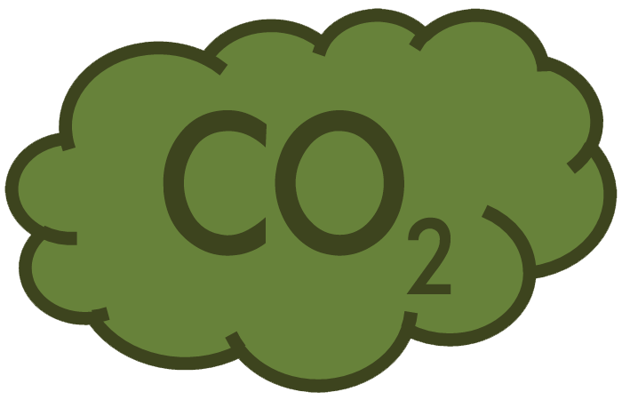 Icono nube de CO2